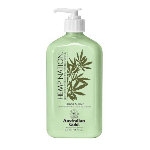 Australian Gold Hemp Nation Agave & Lime Moisturizing Tan Extender with Hemp Seed Oil