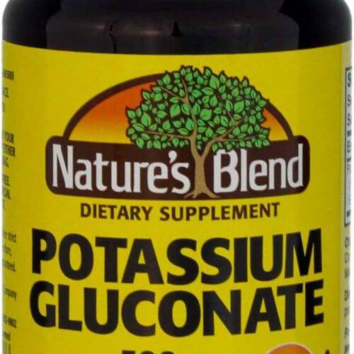 Nature's Blend Potassium Gluconate 500 mg 100 Tabs